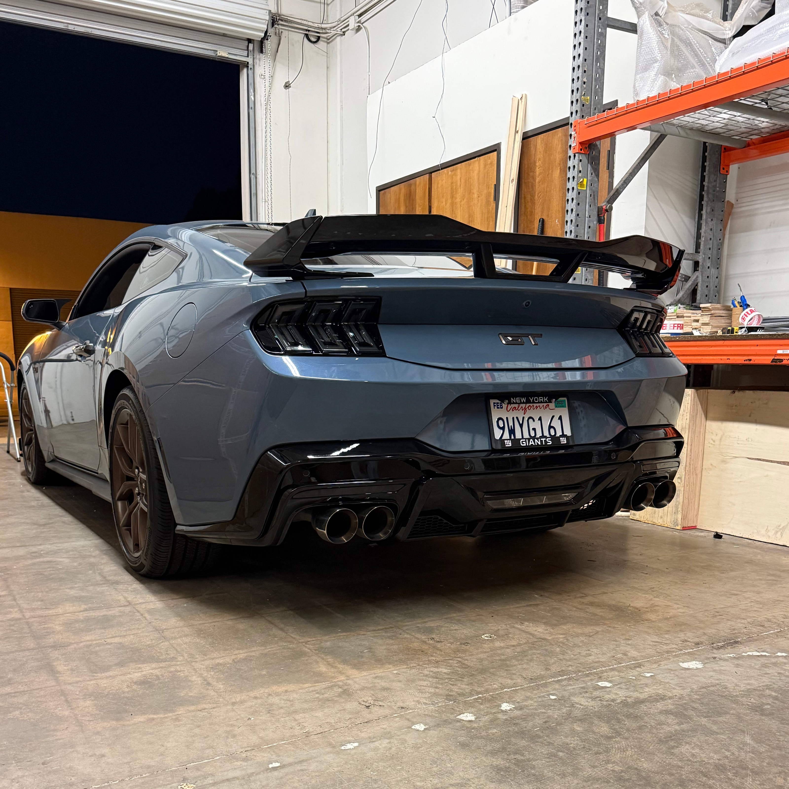 2024+ Mustang Dark Horse Style Rear Diffuser | Gloss Black
