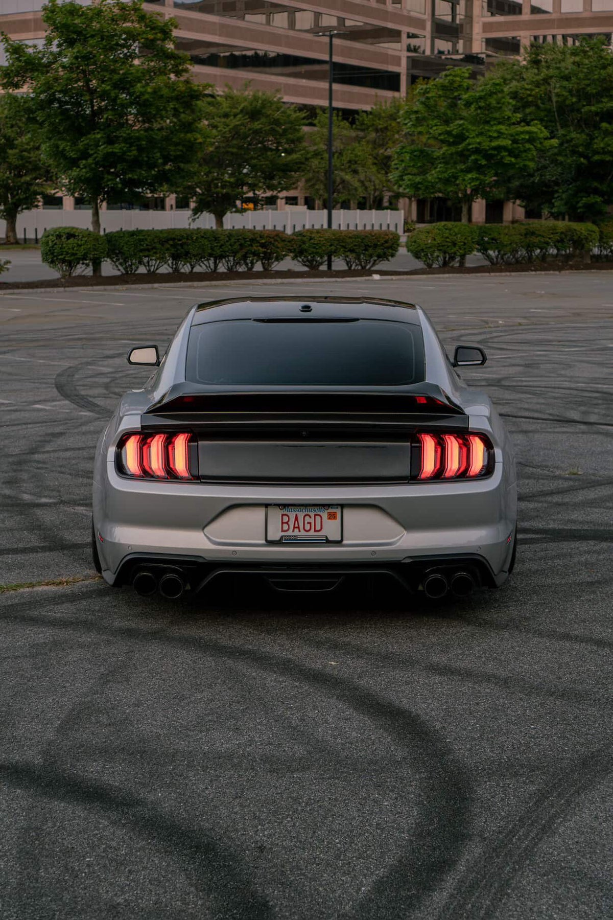 Carbon Fiber Ducktail Trunk for 2015–2023 Ford Mustang S550 by MAZ Muscle