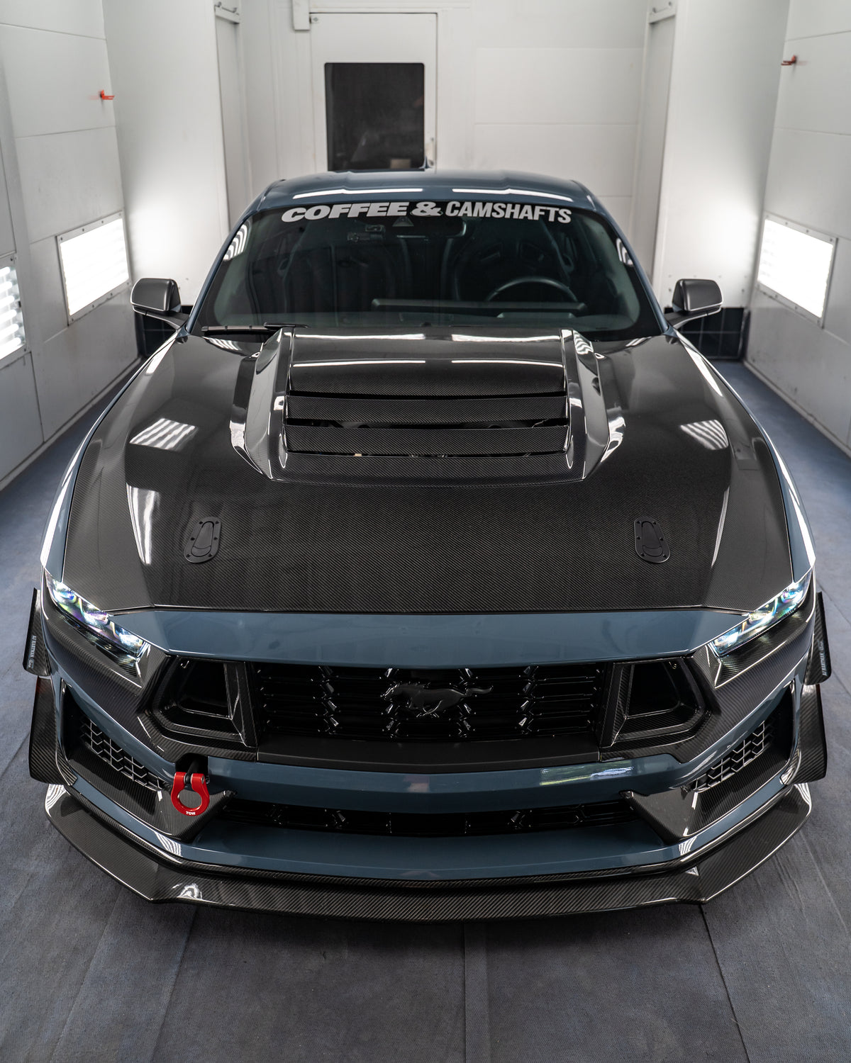 Dark Horse SC Hood for 2024+ Ford Mustang S650 by MAZ Muscle