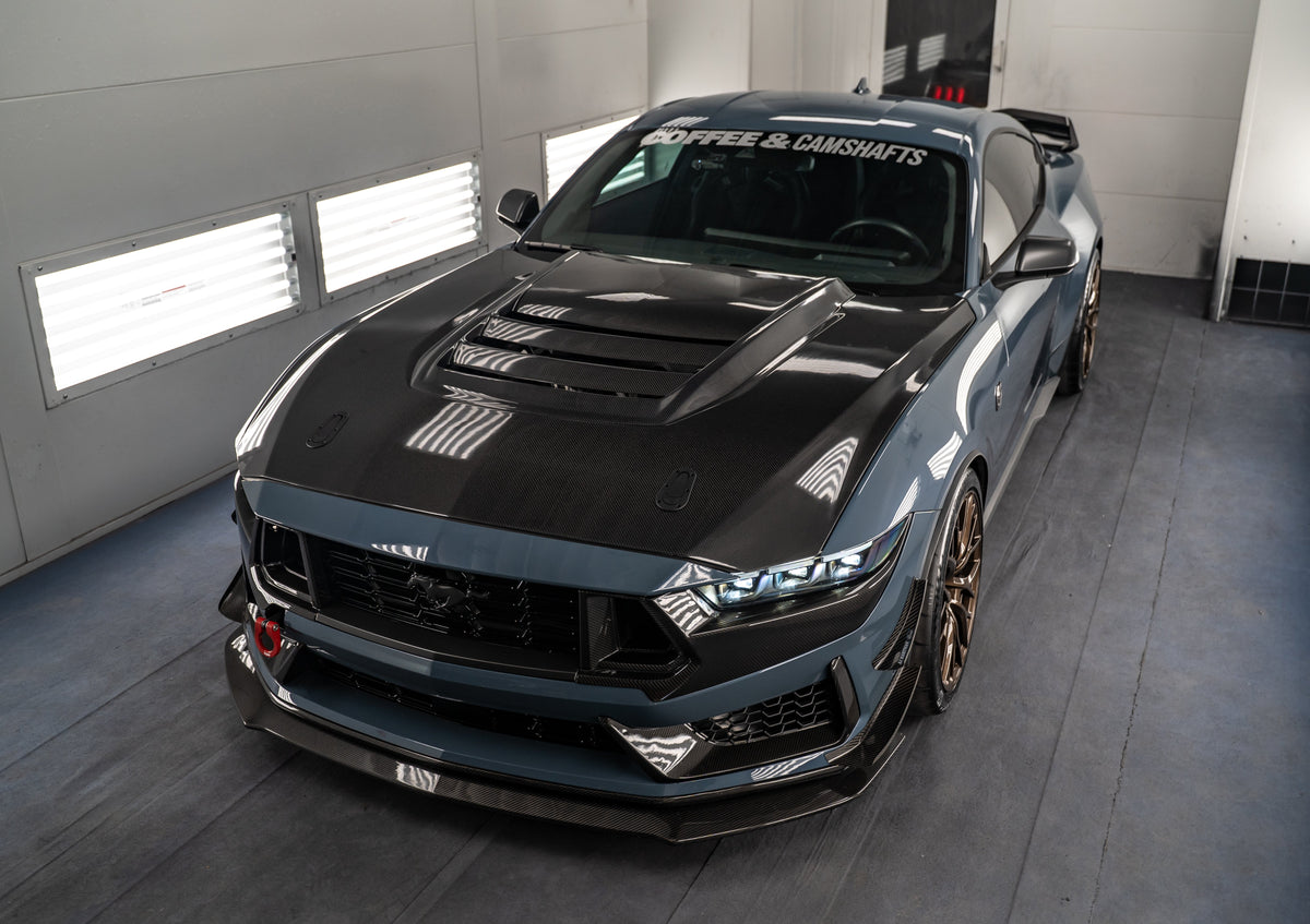 Dark Horse SC Hood for 2024+ Ford Mustang S650 by MAZ Muscle
