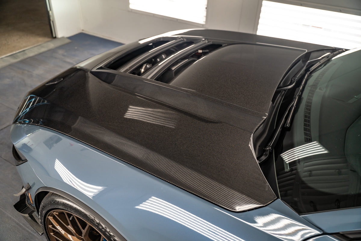 Dark Horse SC Hood for 2024+ Ford Mustang S650 by MAZ Muscle