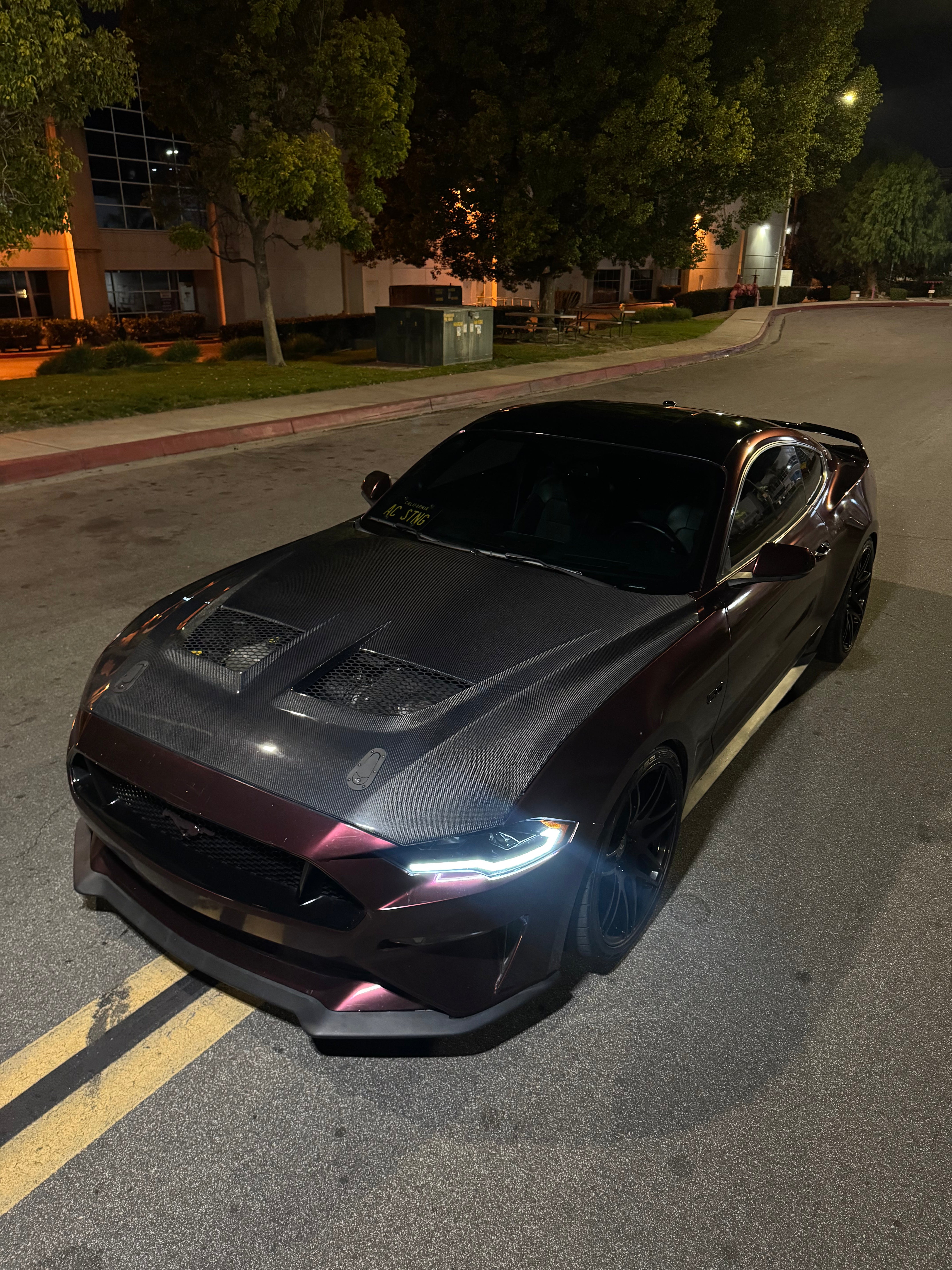 GTD Hood for 2018–2023 Ford Mustang S550 by MAZ Muscle