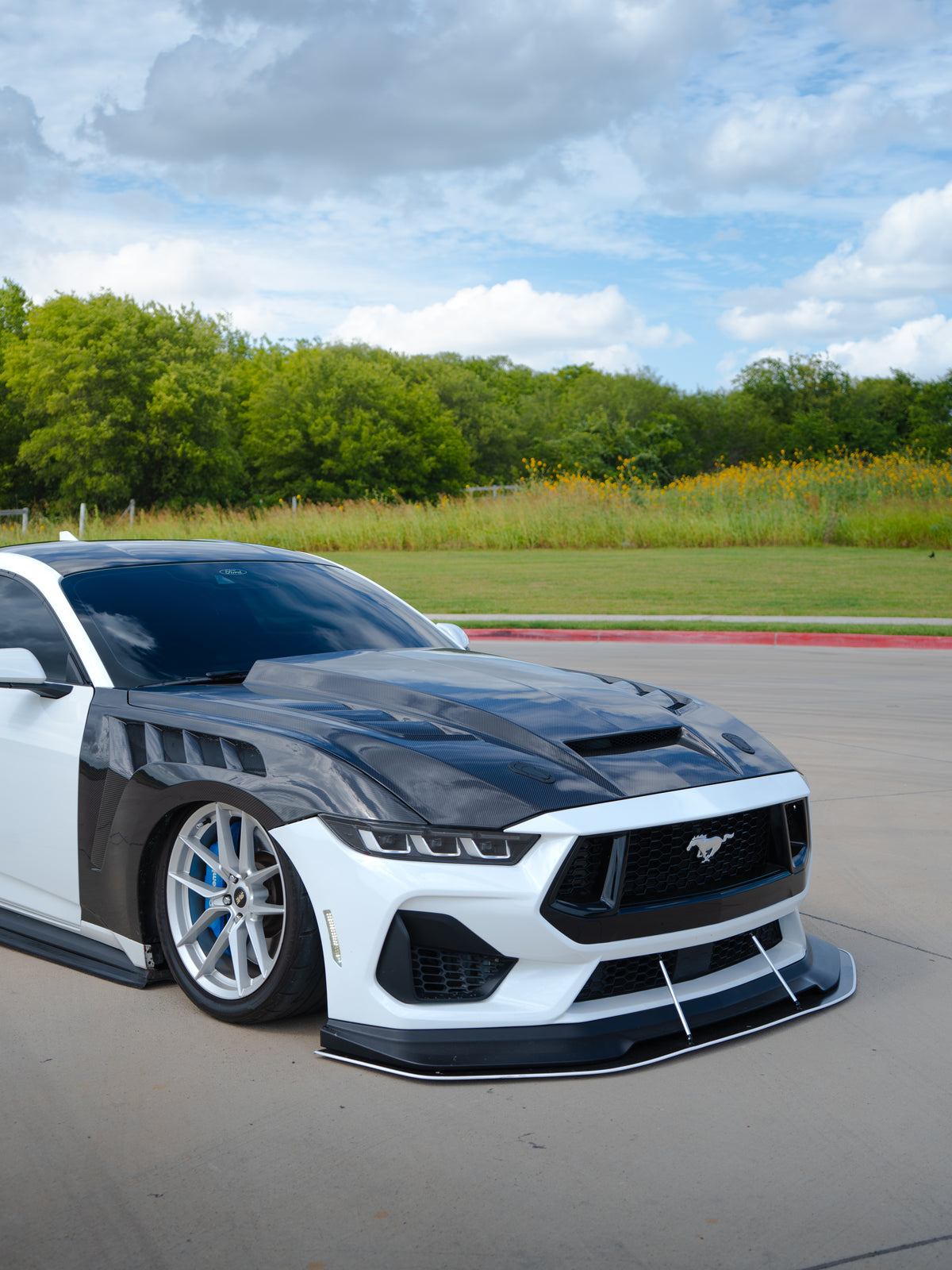 High Cowl Terminator Hood for 2024+ Ford Mustang S650 by MAZ Muscle