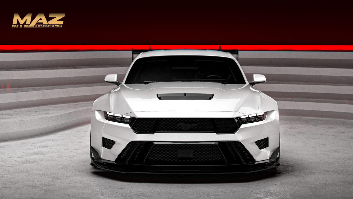 R1 Evo Widebody Kit for 2024+ Ford Mustang S650 by MAZ Muscle