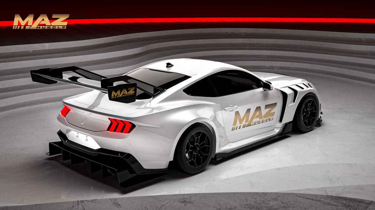 R1 Evo Widebody Kit for 2024+ Ford Mustang S650 by MAZ Muscle