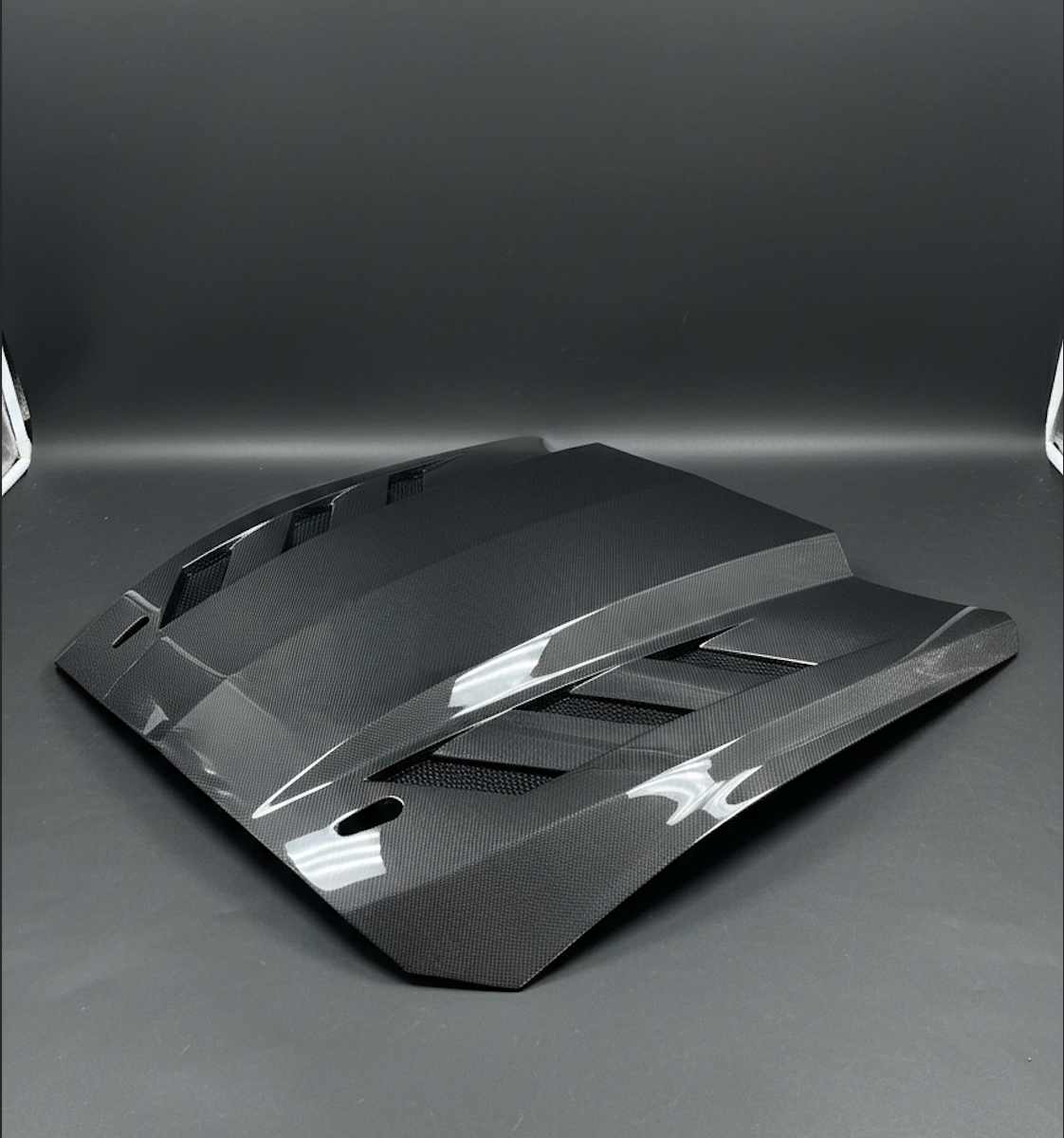MAZ Muscle Viper Hood carbon fiber design for Ford Mustang