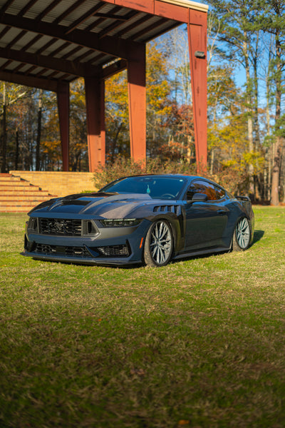 2024 Mustang Dry Carbon Fiber Terminator Hood Vented Design