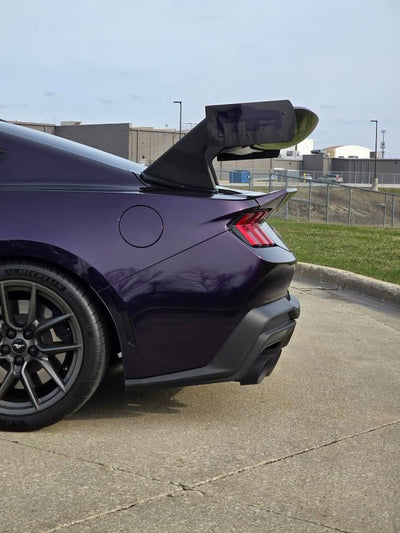 Mustang carbon fiber rear wing for GT models 2015 to 2024