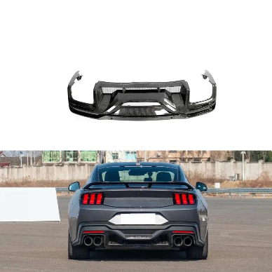 Mustang carbon fiber diffuser for 2024 Dark Horse model