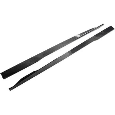 Mustang carbon fiber side skirts glossy and forged 2024