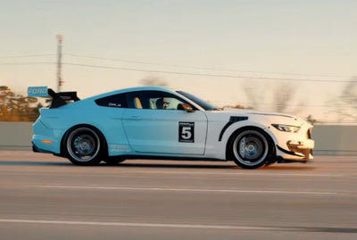 Mustang carbon fiber rear wing for GT models 2015 to 2024