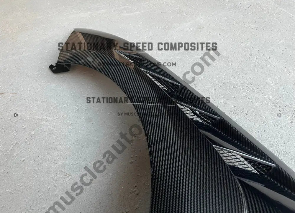 Mustang GTD carbon fiber fenders for 2018–2023 models