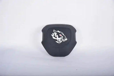 2024 Mustang airbag cover with Coyote embroidery design