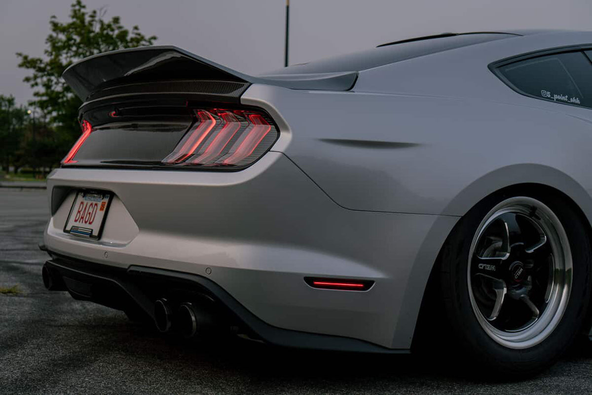 Carbon Fiber Ducktail Trunk for 2015–2023 Ford Mustang S550 by MAZ Muscle