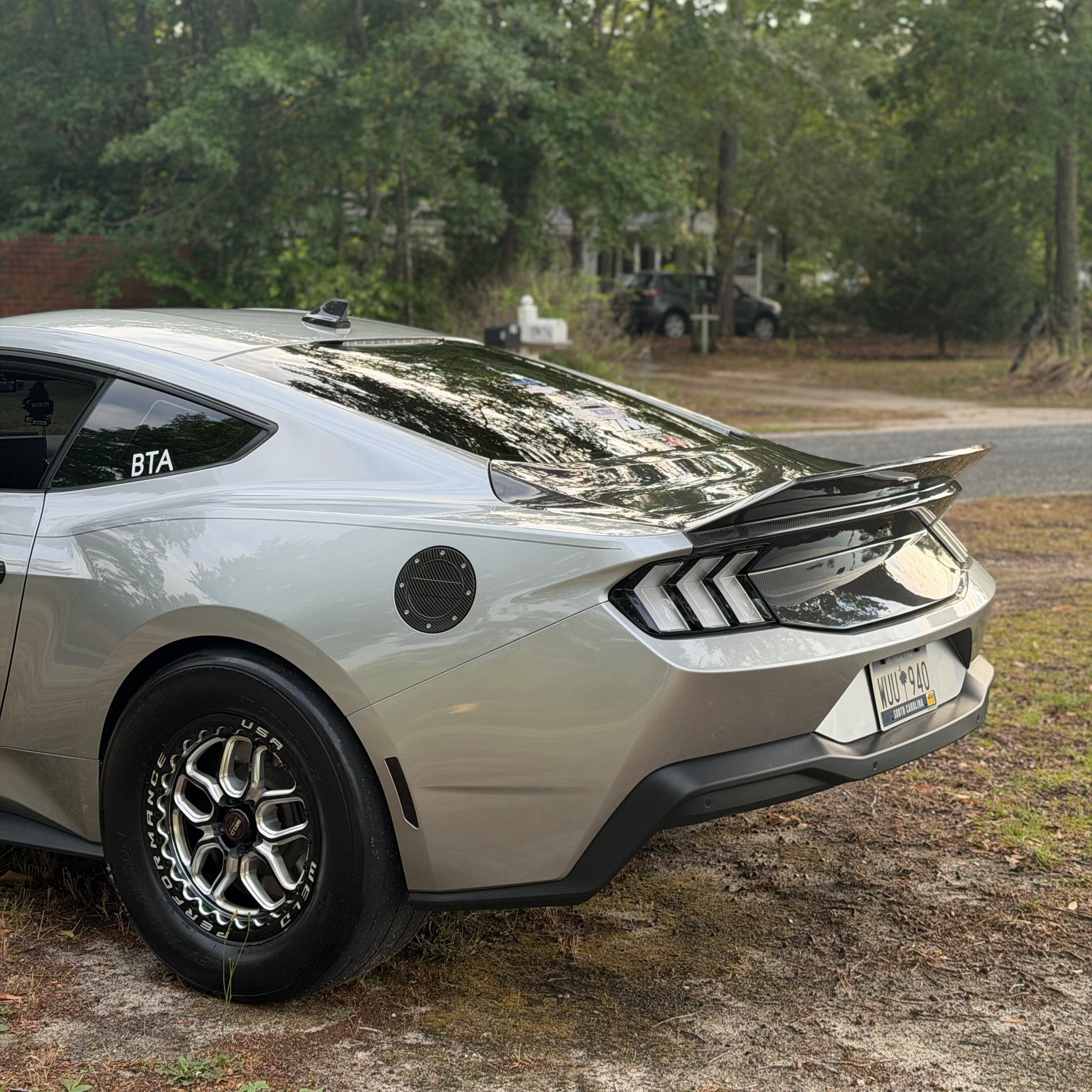 Carbon Fiber Trunklid with Ducktail for 2024+ Ford Mustang S650 by MAZ Muscle