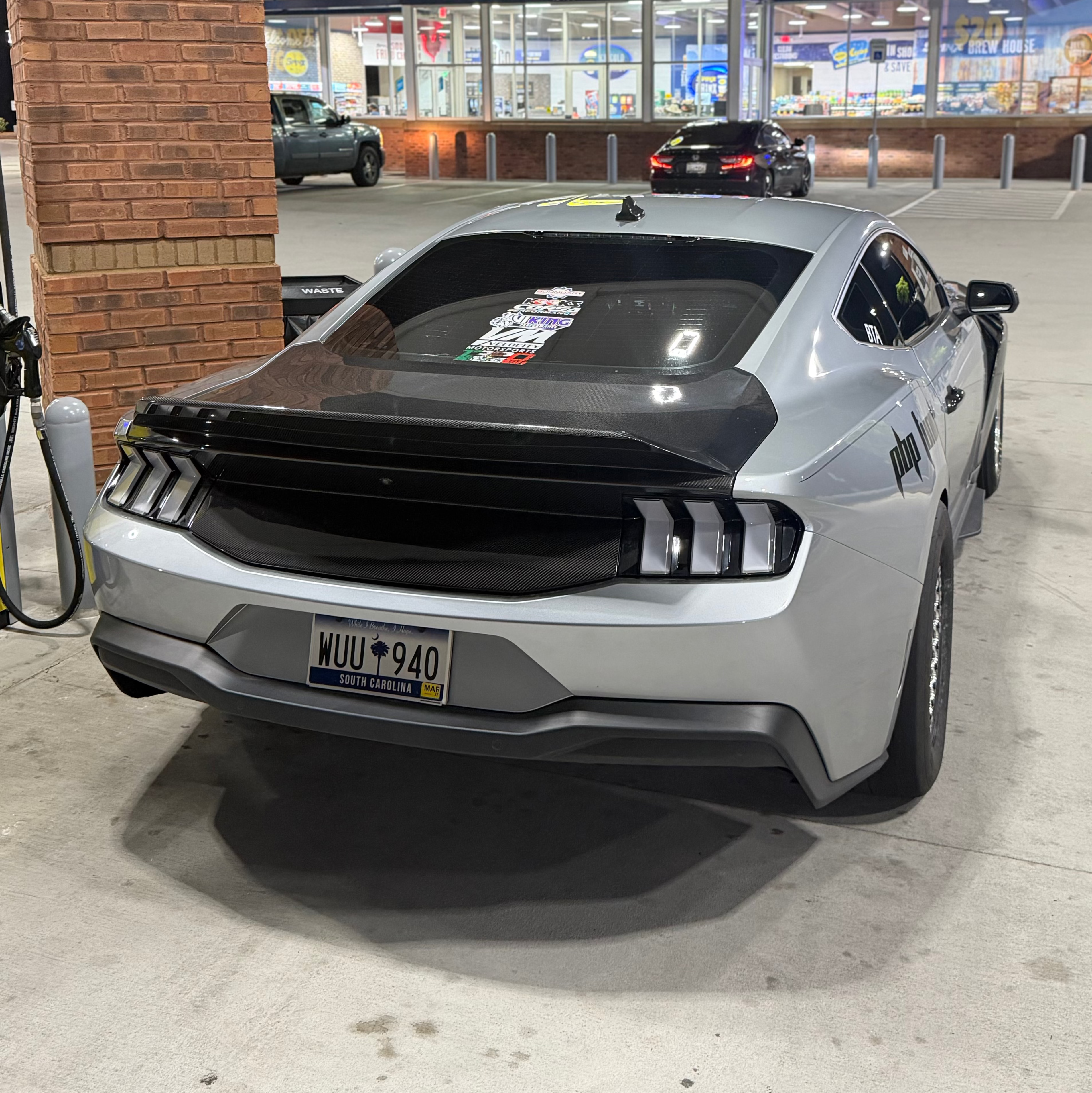 Carbon Fiber Trunklid with Ducktail for 2024+ Ford Mustang S650 by MAZ Muscle