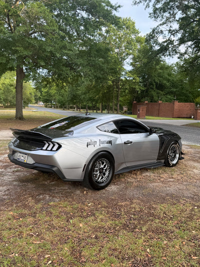 Carbon Fiber Trunklid with Ducktail for 2024+ Ford Mustang S650 by MAZ Muscle