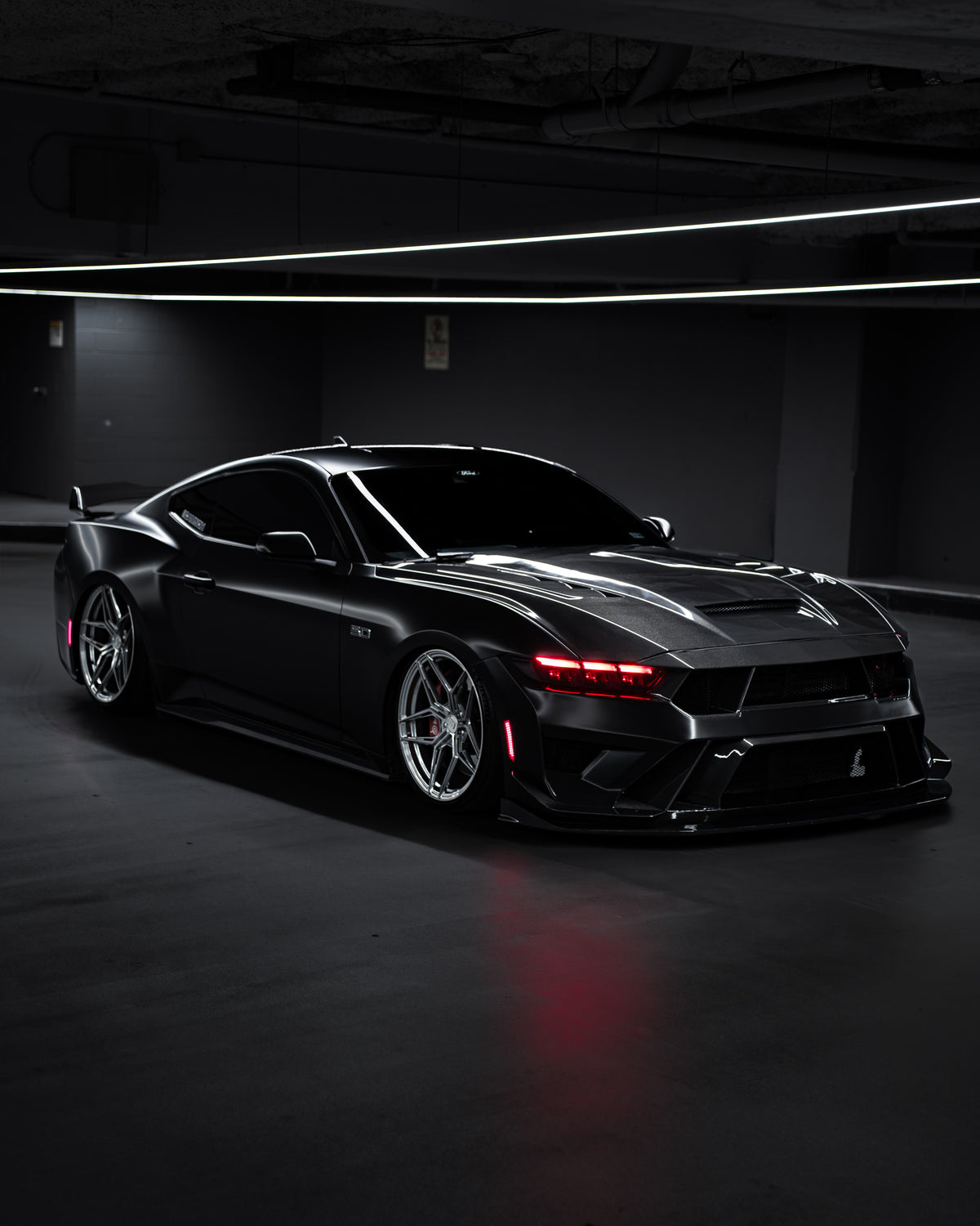 Carbon Fiber Terminator Hood for 2024+ Ford Mustang S650 by MAZ Muscle