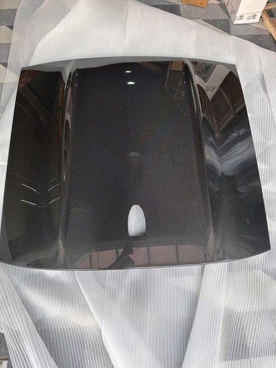 Dry Carbon Fiber Roof for 2015–2025 Ford Mustang by MAZ Muscle
