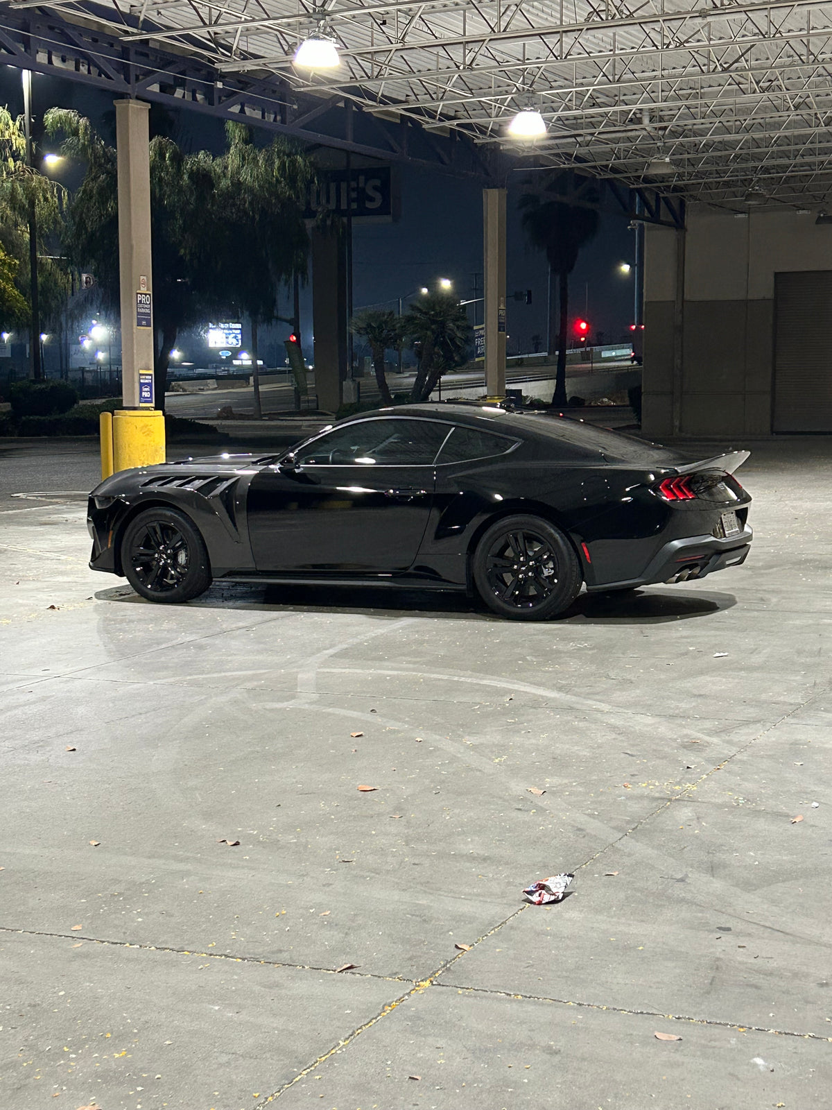 2024 Mustang ducktail wing carbon fiber trunk spoiler