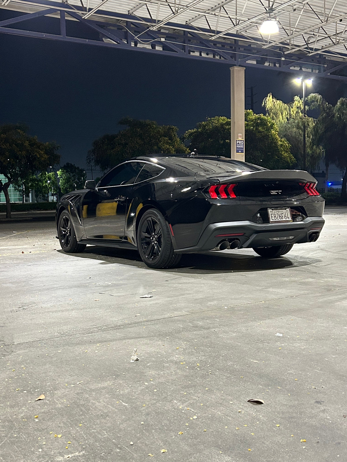 2024 Mustang ducktail wing carbon fiber trunk spoiler