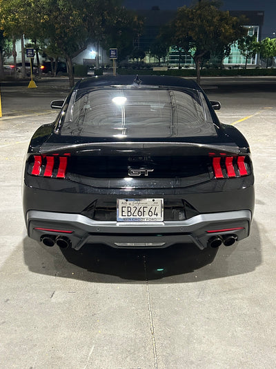 2024 Mustang ducktail wing carbon fiber trunk spoiler