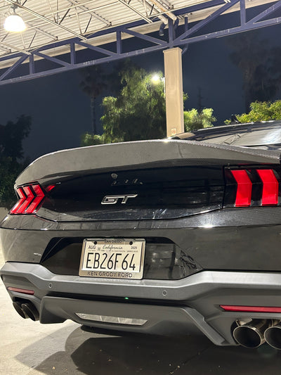 2024 Mustang ducktail wing carbon fiber trunk spoiler