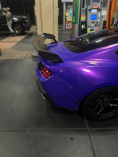 GT4-R Carbon Fiber Wing for 2015–2023 and 2024+ Ford Mustang by MAZ Muscle