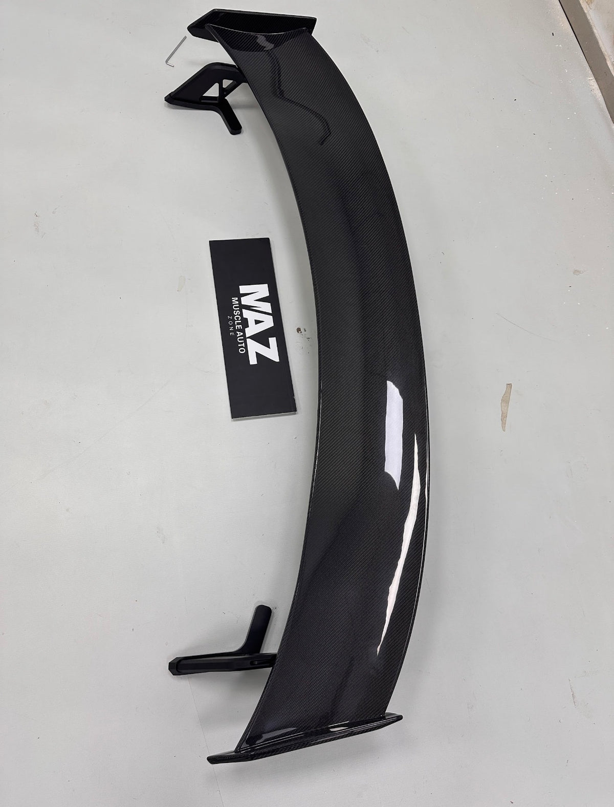 GT4-R Carbon Fiber Wing for 2015–2023 and 2024+ Ford Mustang by MAZ Muscle