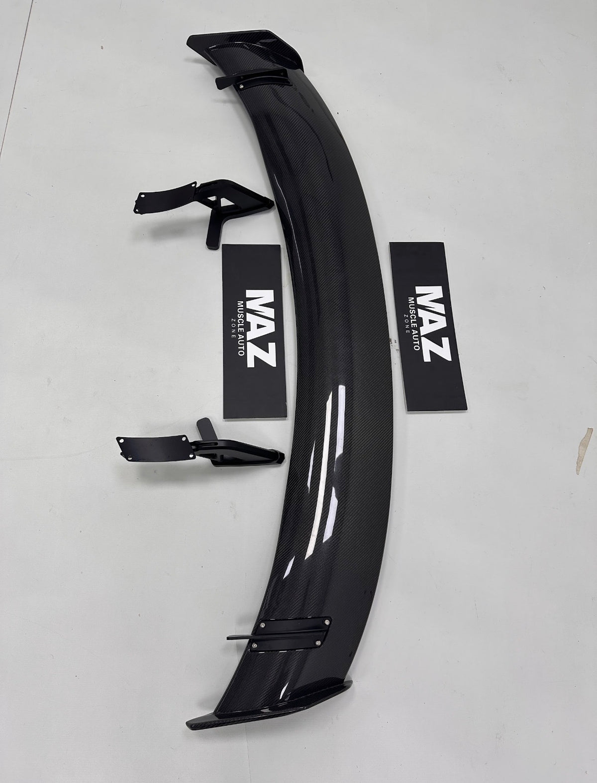 GT4-R Carbon Fiber Wing for 2015–2023 and 2024+ Ford Mustang by MAZ Muscle