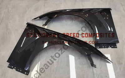 S650 Mustang carbon fiber GTD fenders with widebody fit