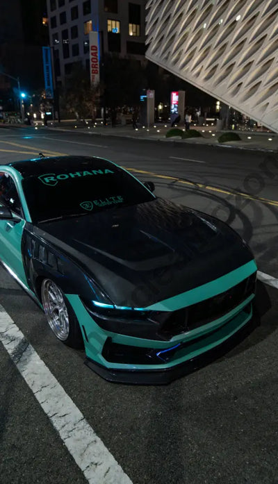 GTD Carbon Fiber Hood for 2024 Mustang performance fit