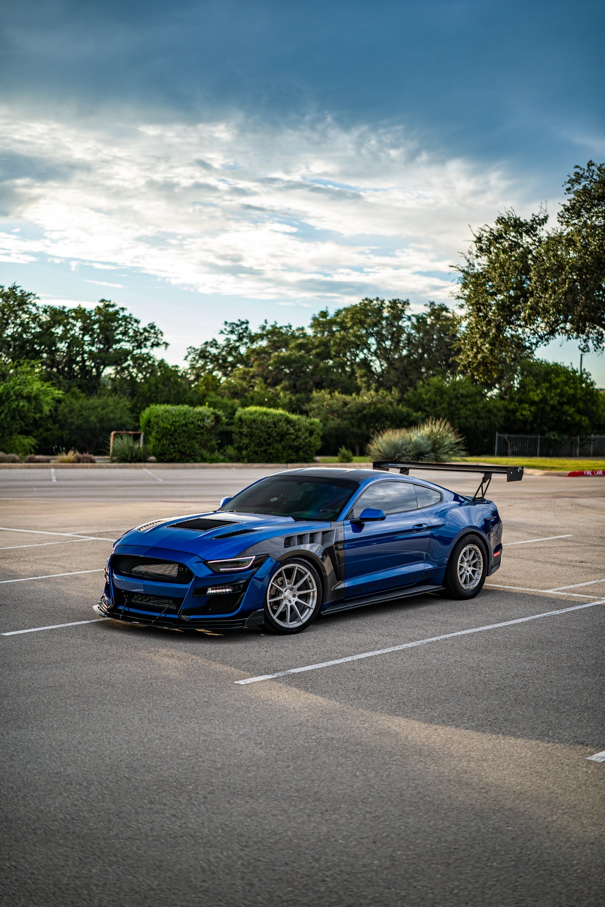 2015-2017 GTD Fenders carbon fiber Mustang body kit