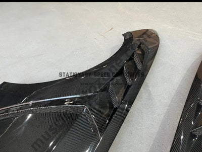 Mustang GTD carbon fiber fenders for 2018–2023 models