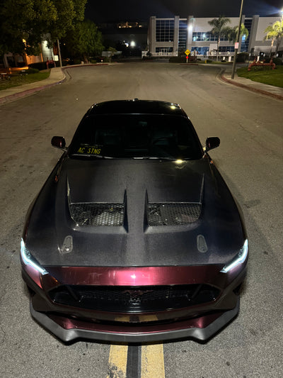 GTD Hood for 2018–2023 Ford Mustang S550 by MAZ Muscle