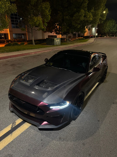 GTD Hood for 2018–2023 Ford Mustang S550 by MAZ Muscle