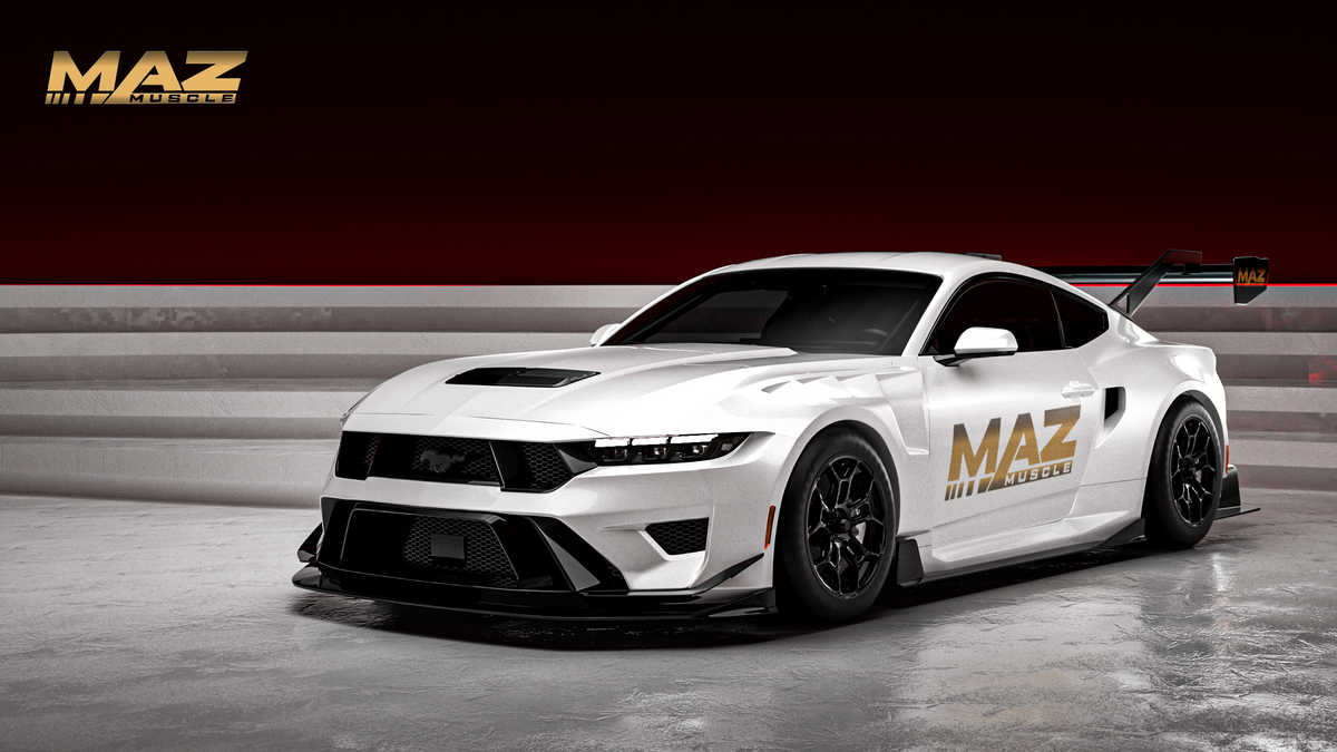 R1 Evo Widebody Kit for 2024+ Ford Mustang S650 by MAZ Muscle