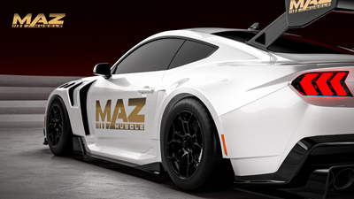 R1 Evo Widebody Kit for 2024+ Ford Mustang S650 by MAZ Muscle