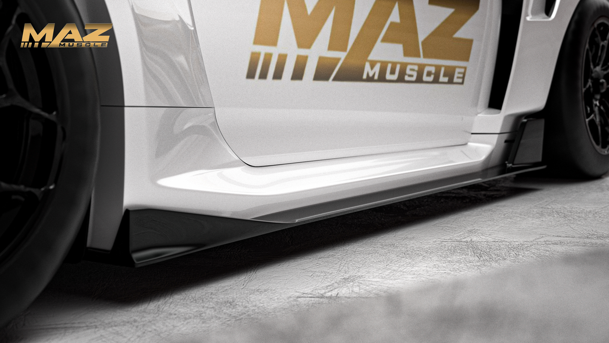 R1 Evo Widebody Kit for 2024+ Ford Mustang S650 by MAZ Muscle