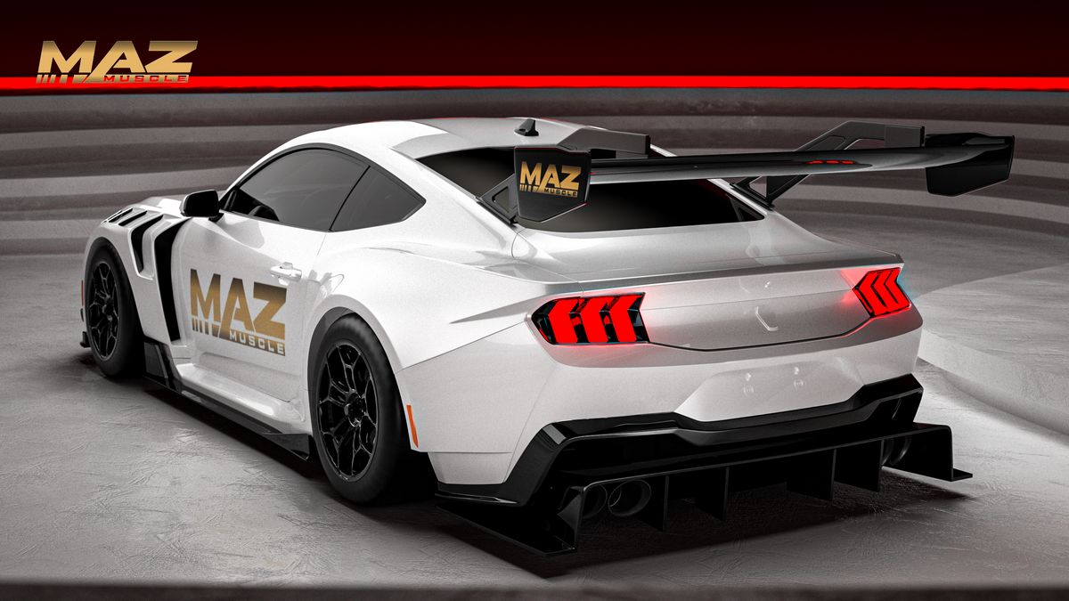 R1 Evo Widebody Kit for 2024+ Ford Mustang S650 by MAZ Muscle
