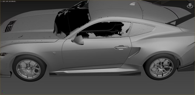 R1 Evo Widebody Kit for 2024+ Ford Mustang S650 by MAZ Muscle