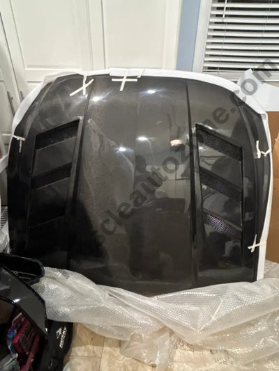 Mustang AMS carbon fiber hood lightweight racing performance
