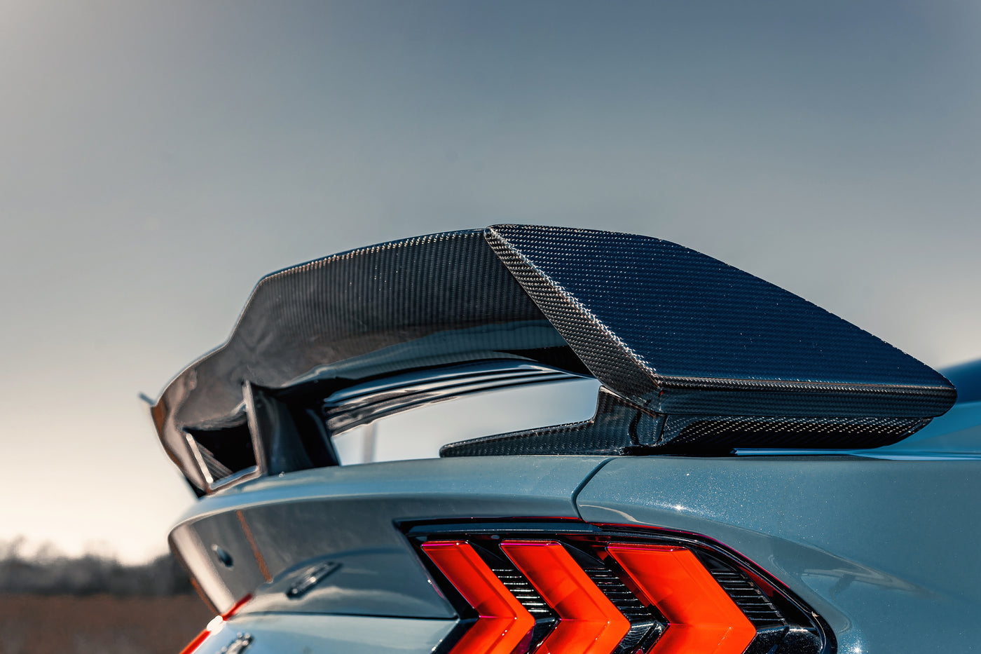 Carbon fiber Mustang Dark Horse spoiler for S650 2024 model