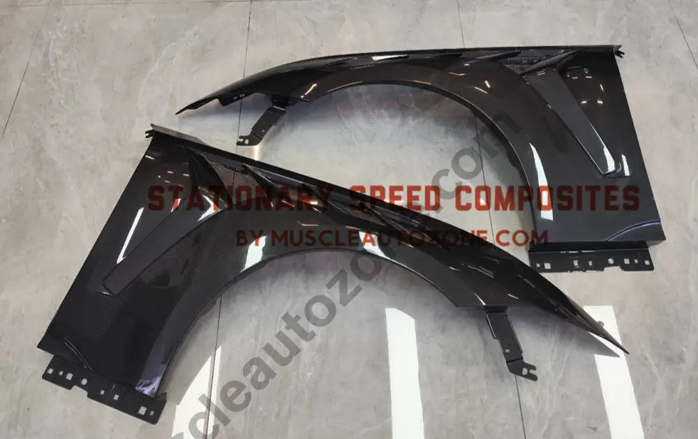S650 Mustang carbon fiber GTD fenders with widebody fit